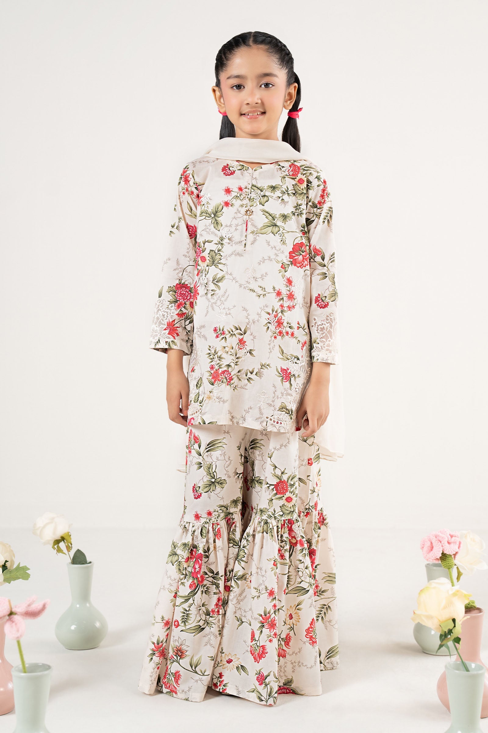 3 Piece Embroidered Lawn Suit