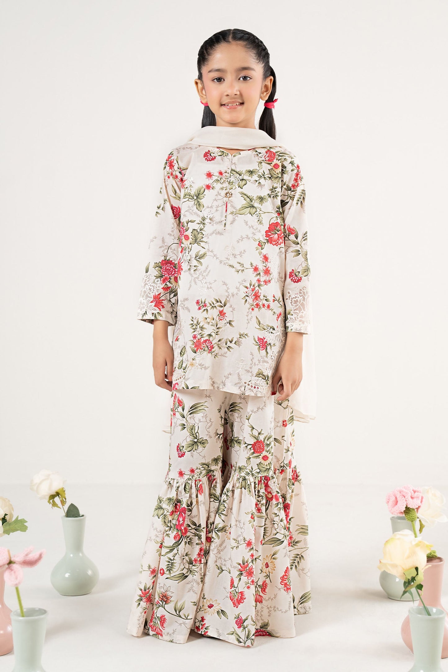 3 Piece Embroidered Lawn Suit