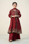 3 Piece Embroidered Linen Suit