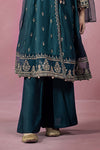 3 Piece Embroidered Linen Suit