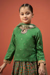 3 Piece Embroidered Linen Suit