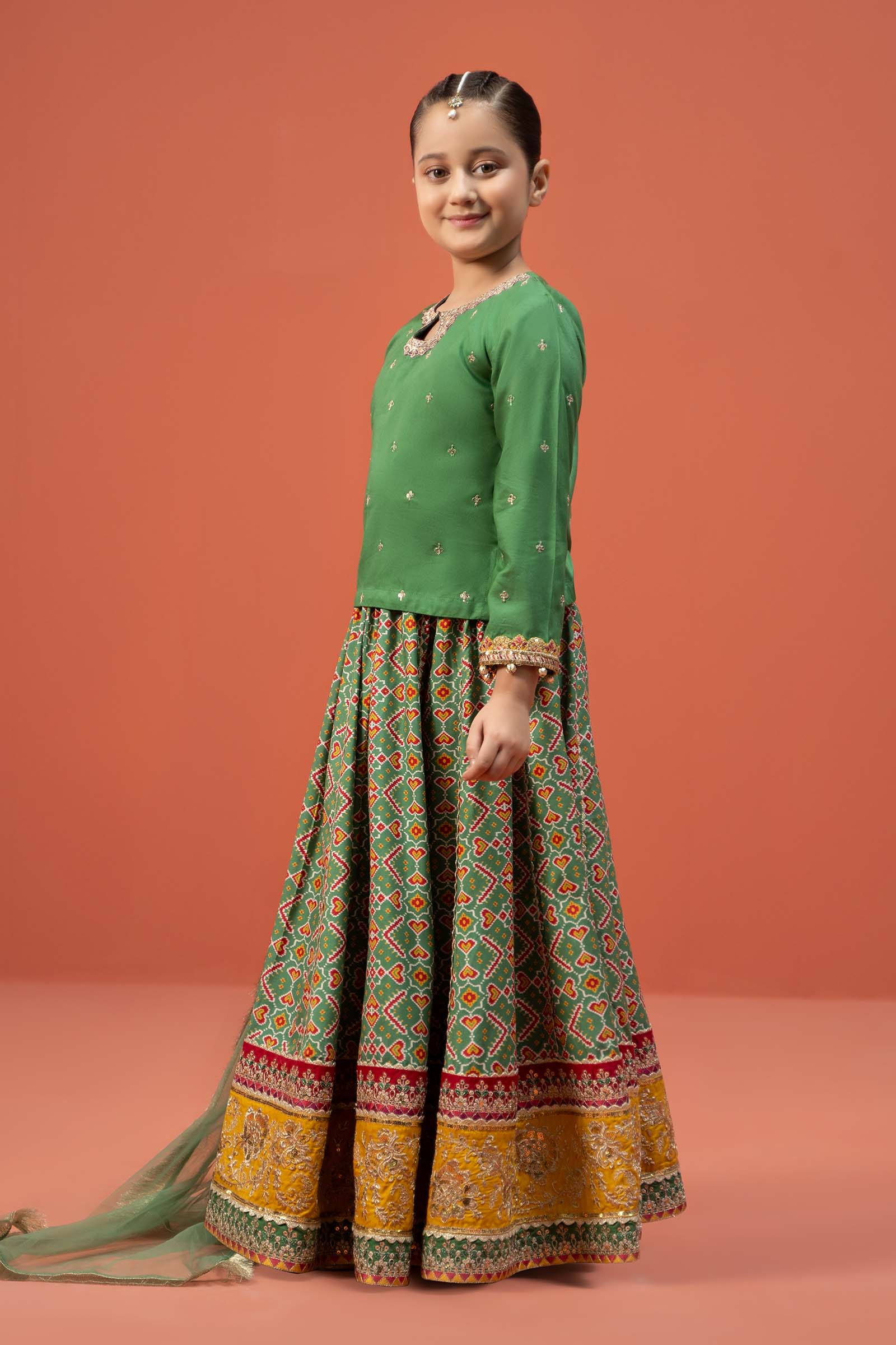 3 Piece Embroidered Linen Suit