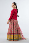 3 Piece Embroidered Linen Suit