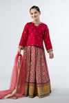 3 Piece Embroidered Linen Suit