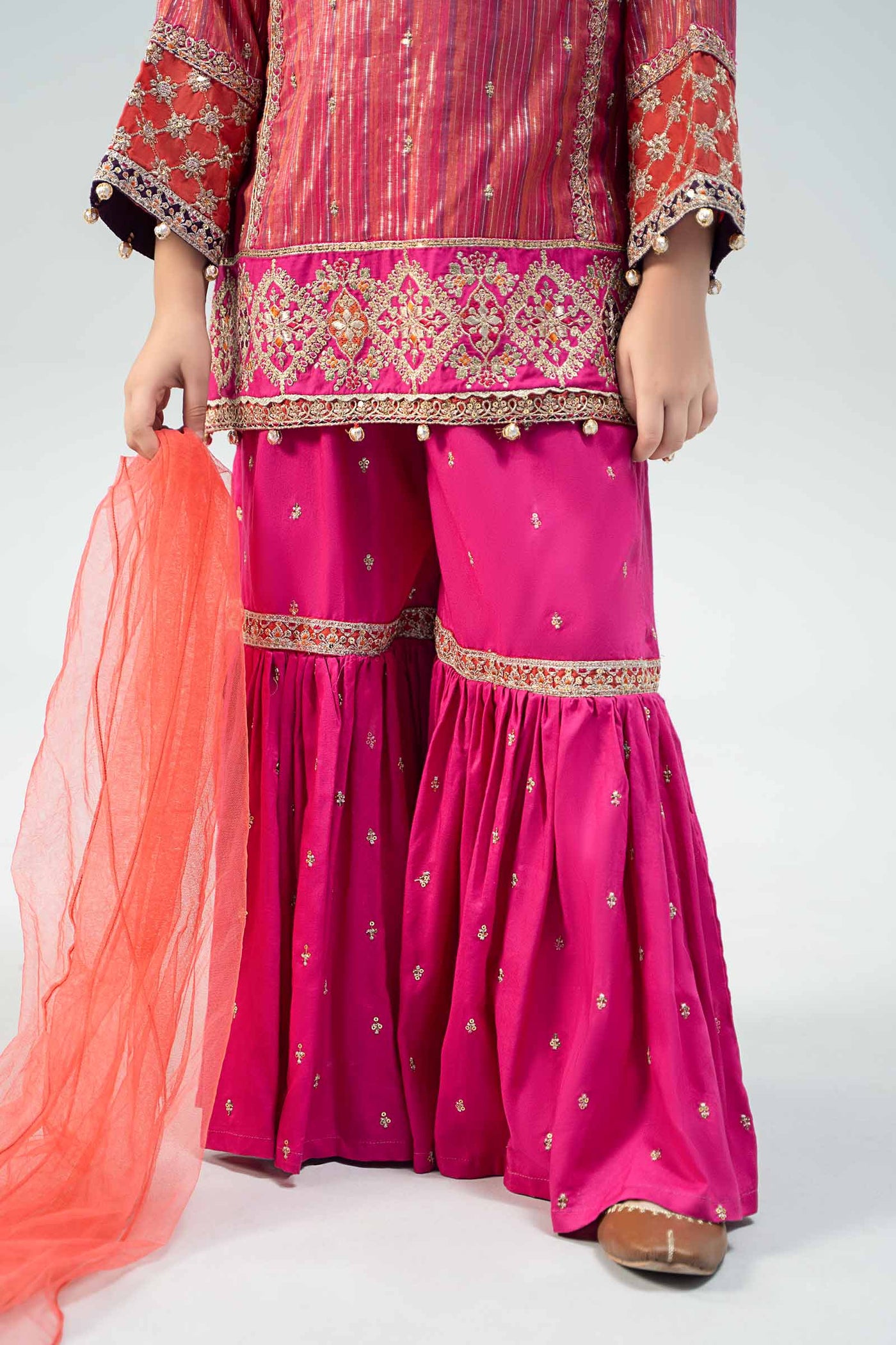 3 Piece Embroidered Suit