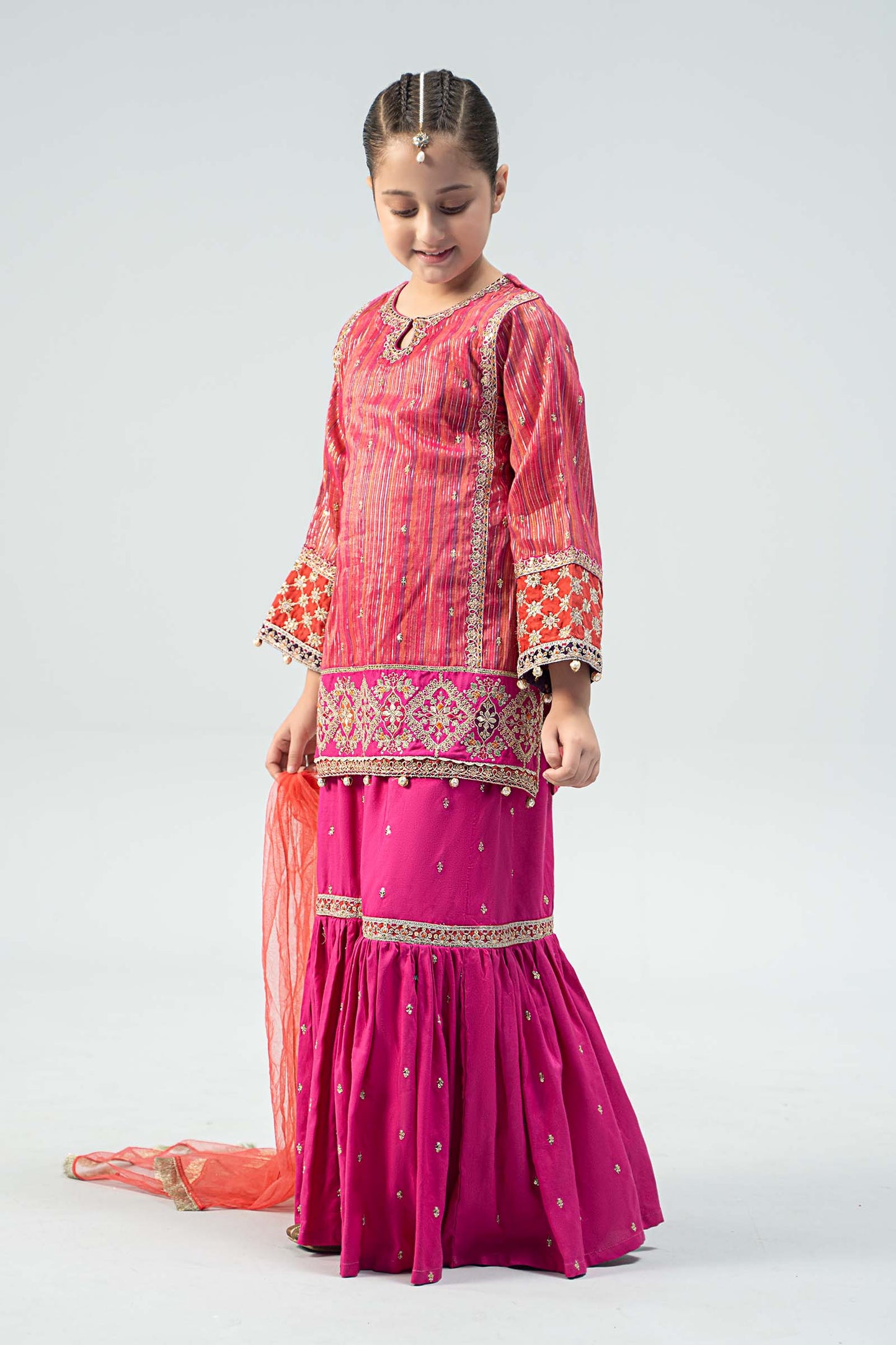 3 Piece Embroidered Suit