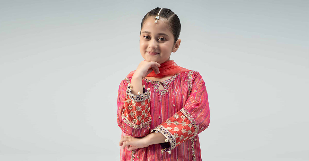 3 Piece Embroidered Suit