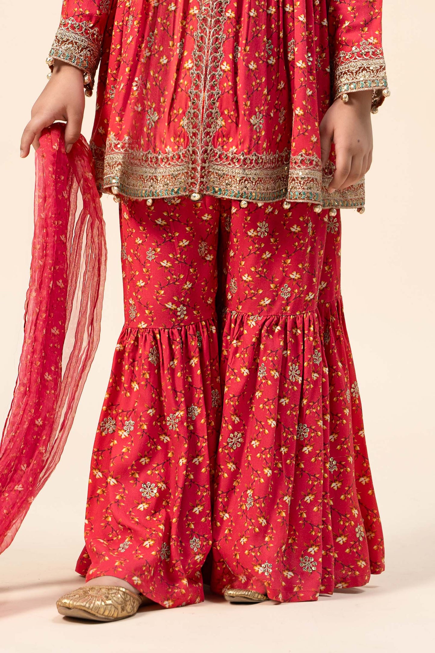 3 Piece Embroidered Marina Twill Suit
