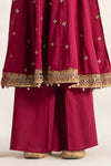 3 Piece Embroidered Linen Suit