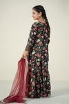 3 Piece Printed Linen Suit