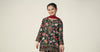 3 Piece Printed Linen Suit