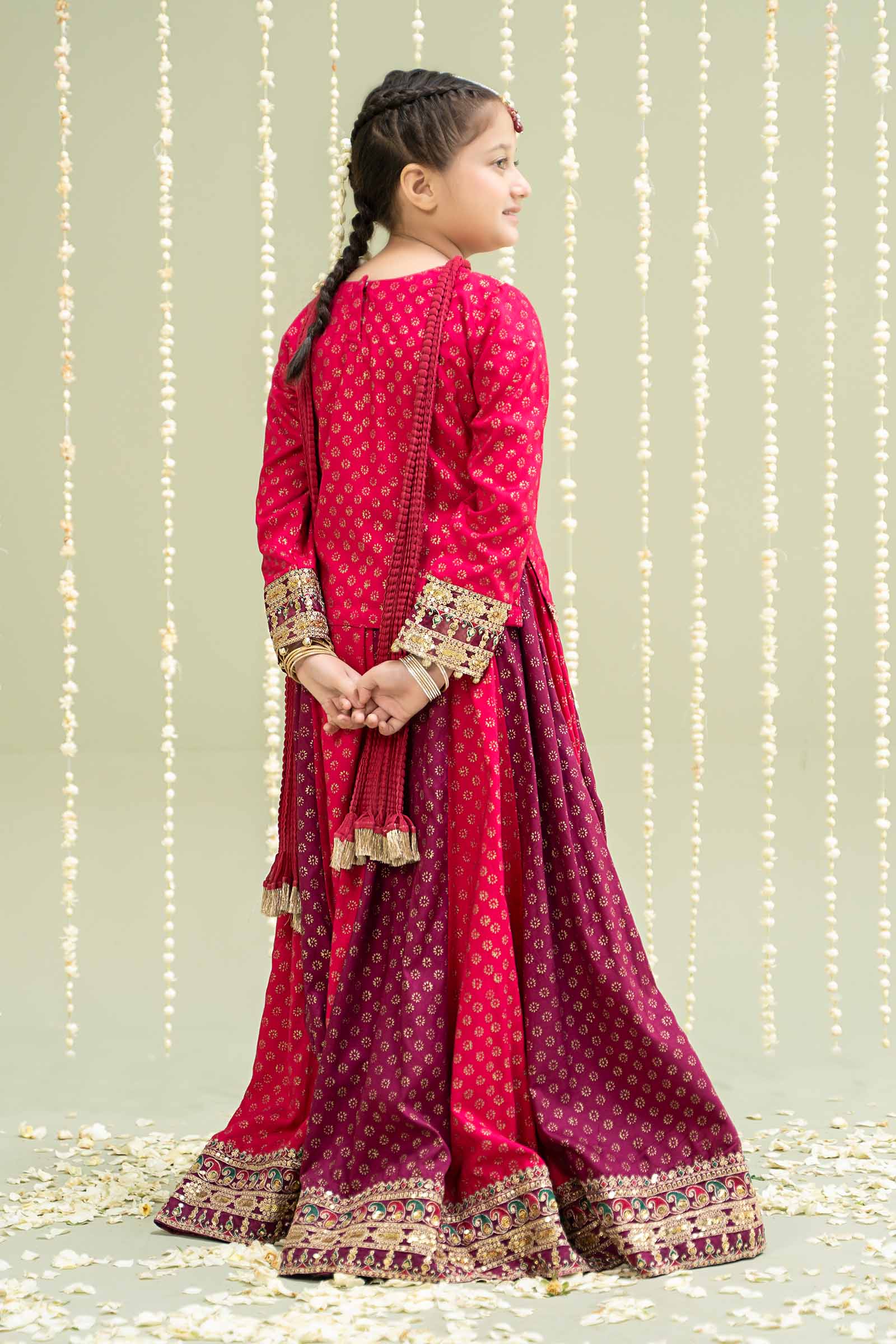 3 Piece Printed Linen Suit