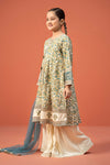 3 Piece Printed Linen Suit