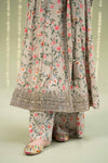 3 Piece Printed Linen Suit