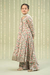 3 Piece Printed Linen Suit