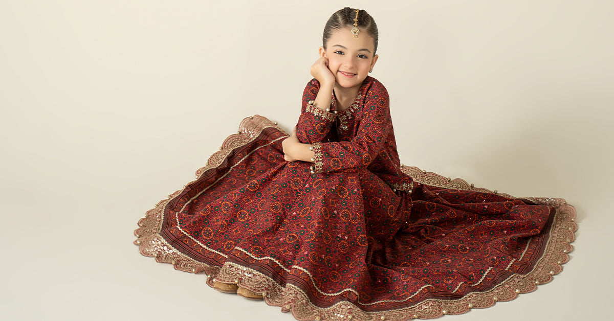 3 Piece Embroidered Slub Khaddar Suit