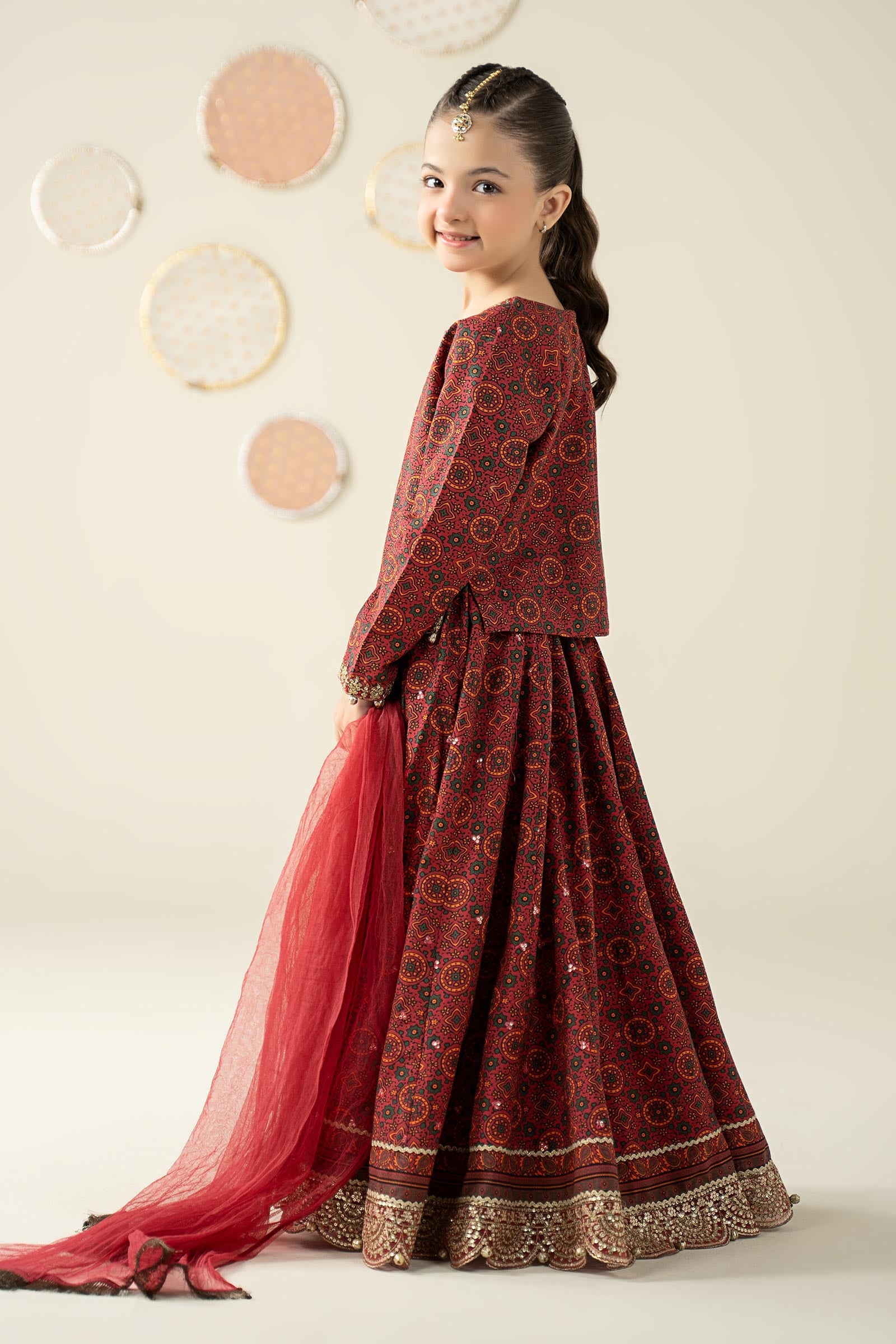 3 Piece Embroidered Slub Khaddar Suit