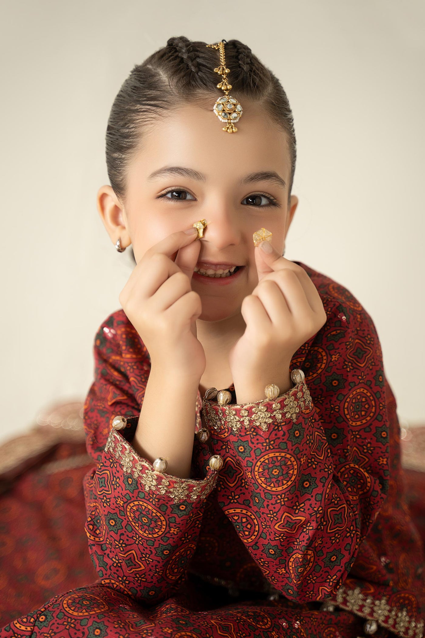 3 Piece Embroidered Slub Khaddar Suit