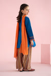 3 Piece Embroidered Slub Khaddar Suit