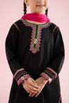3 Piece Embroidered Slub Khaddar Suit