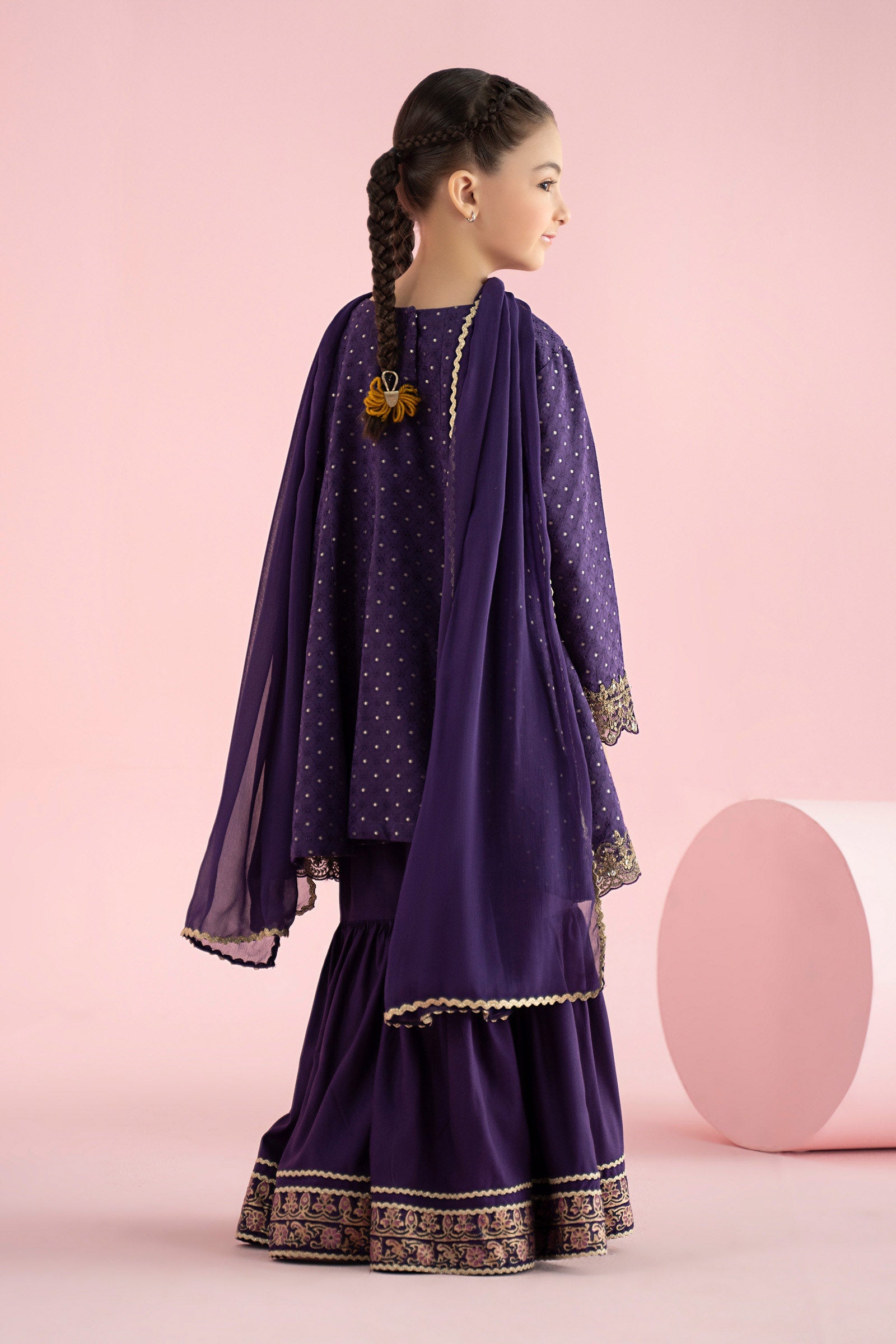 3 Piece Embroidered Filament Viscose Suit