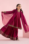 3 Piece Embroidered Filament Viscose Suit