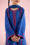 3 Piece Embroidered Khaddar Suit