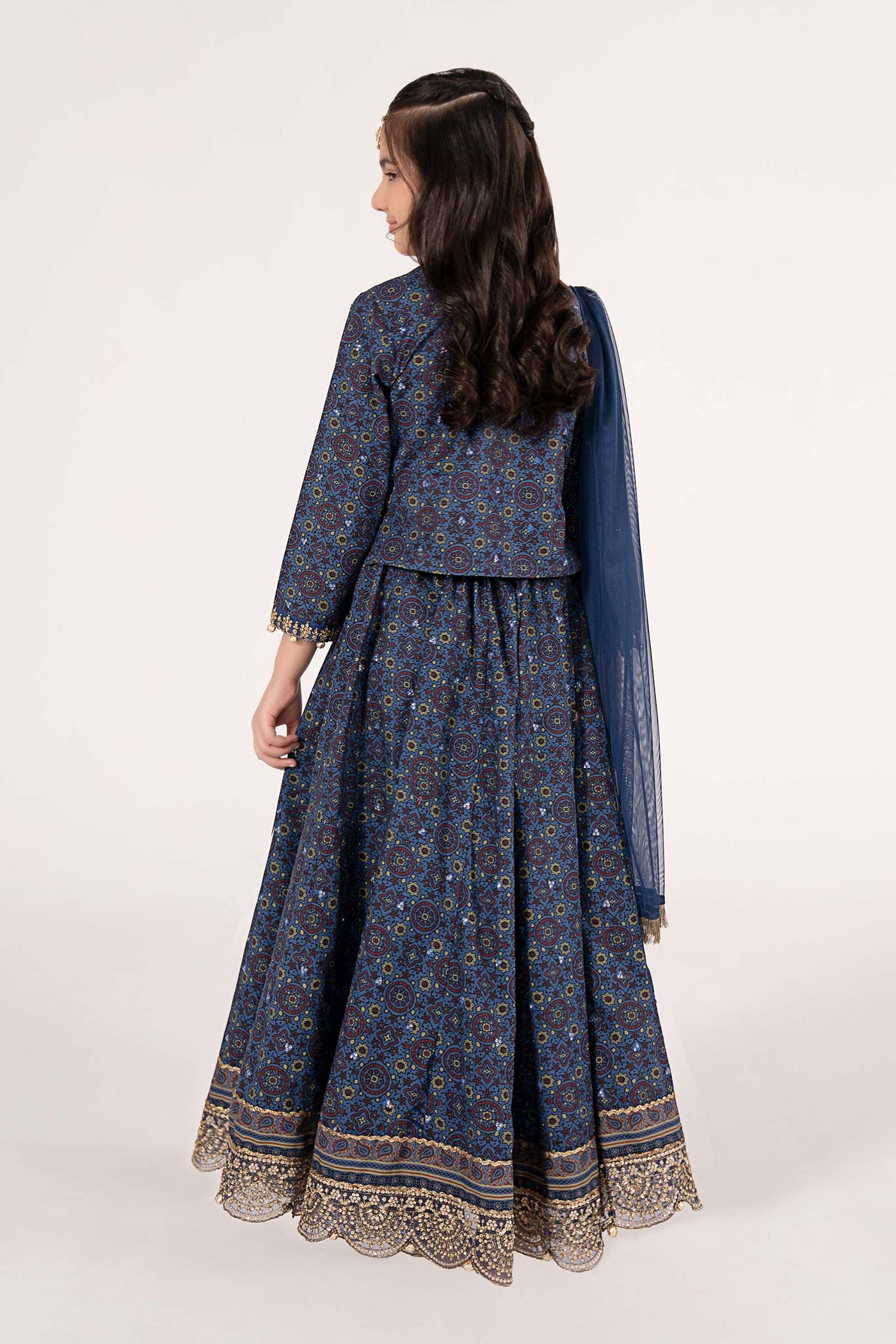 3 Piece Embroidered Slub Khaddar Suit