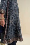 3 Piece Embroidered Raw Silk Suit