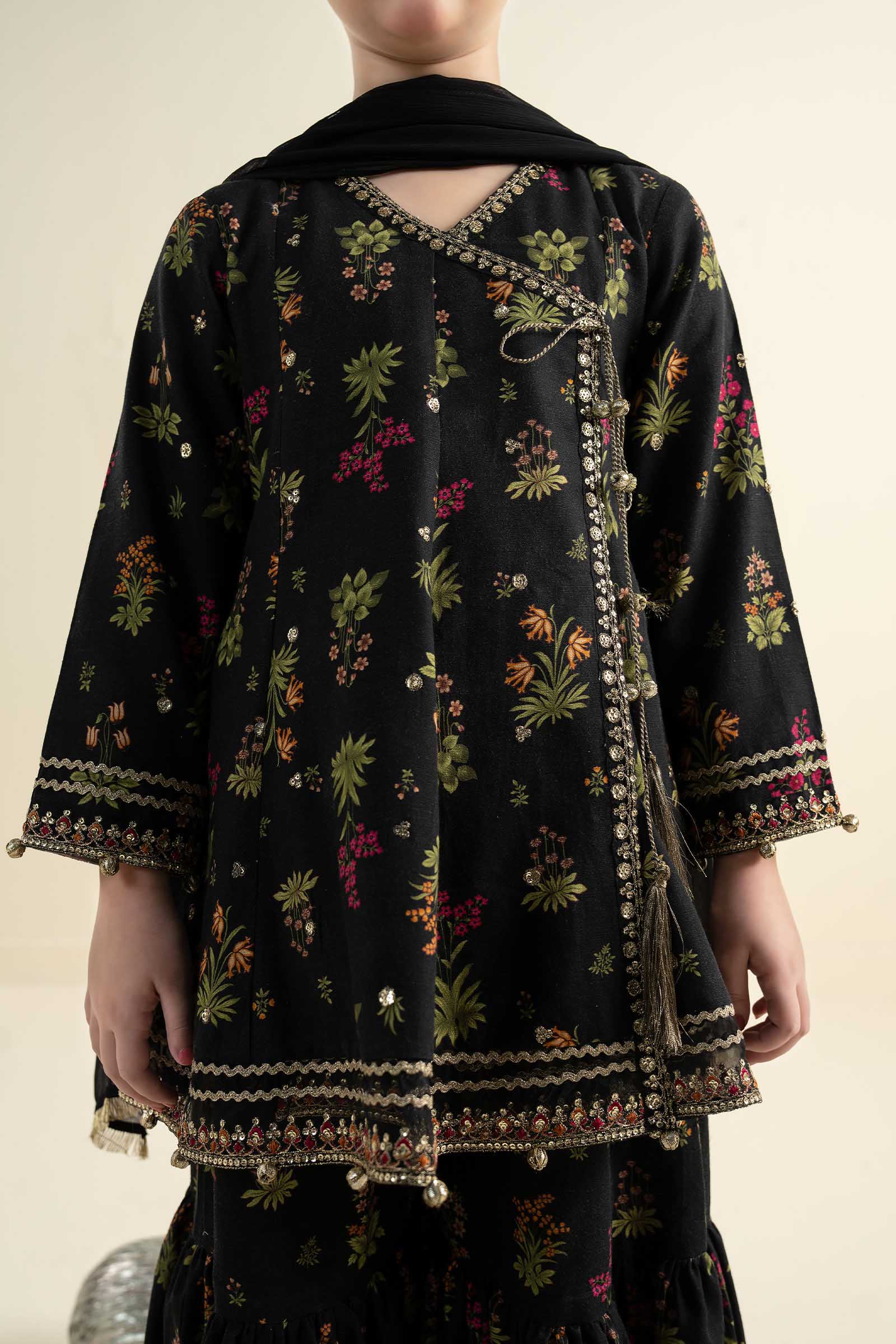 3 Piece Embroidered Khaddar Suit
