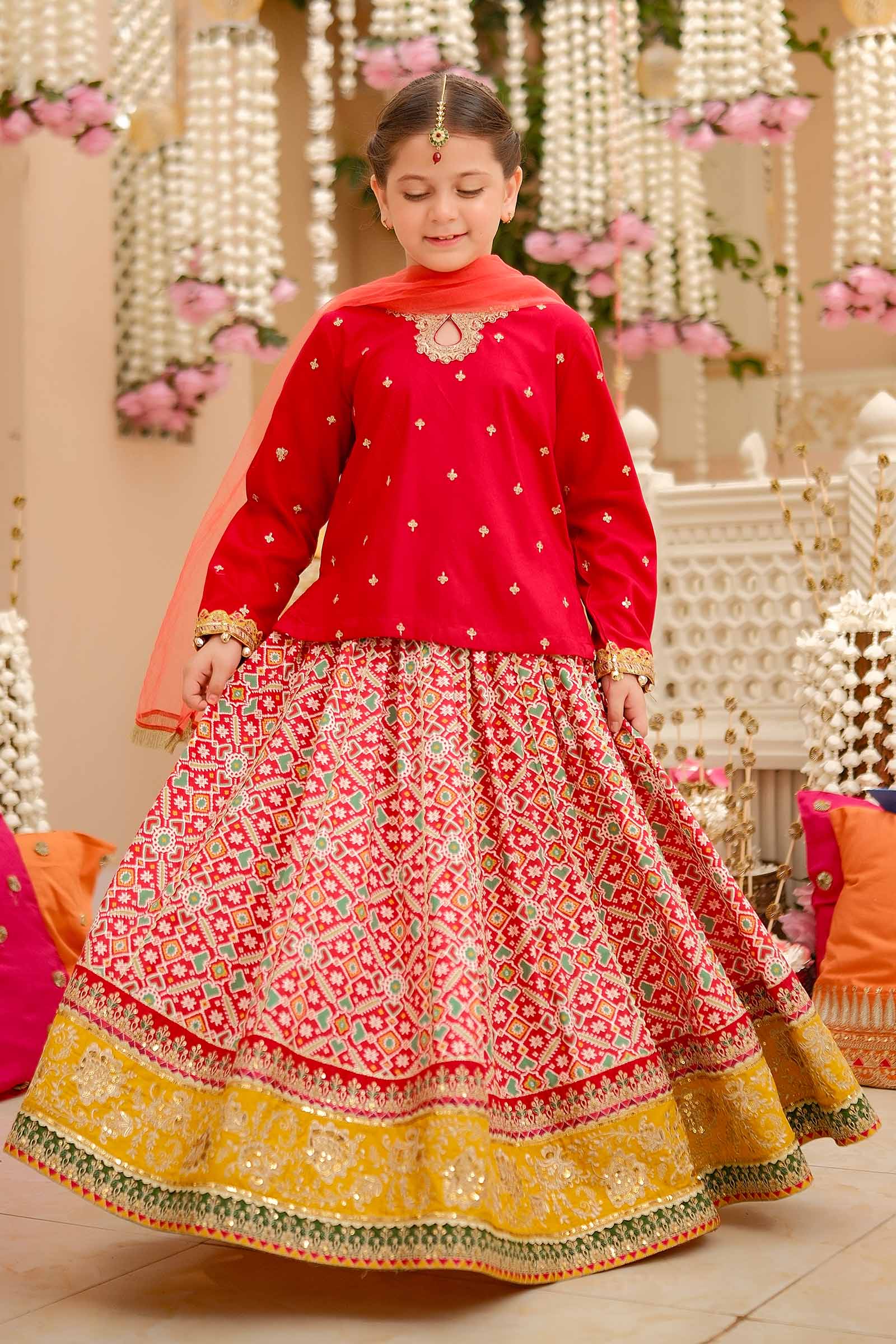 3 Piece Embroidered Linen Suit