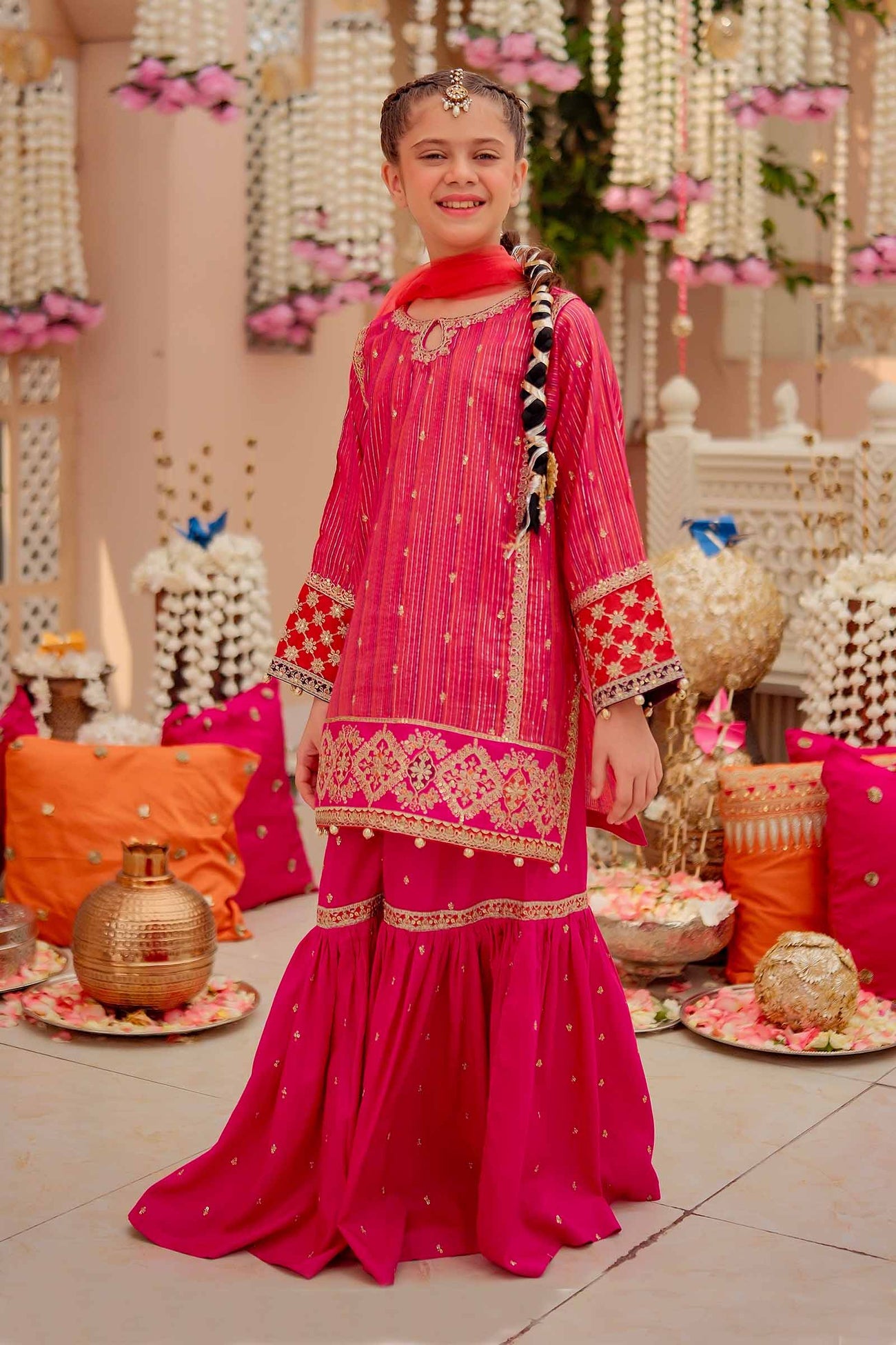 3 Piece Embroidered Suit