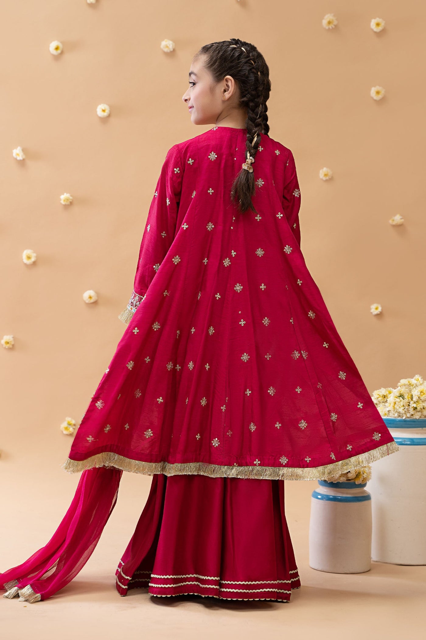 3 Piece Embroidered Suit