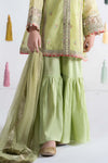 3 Piece Embroidered Paper Cotton Suit