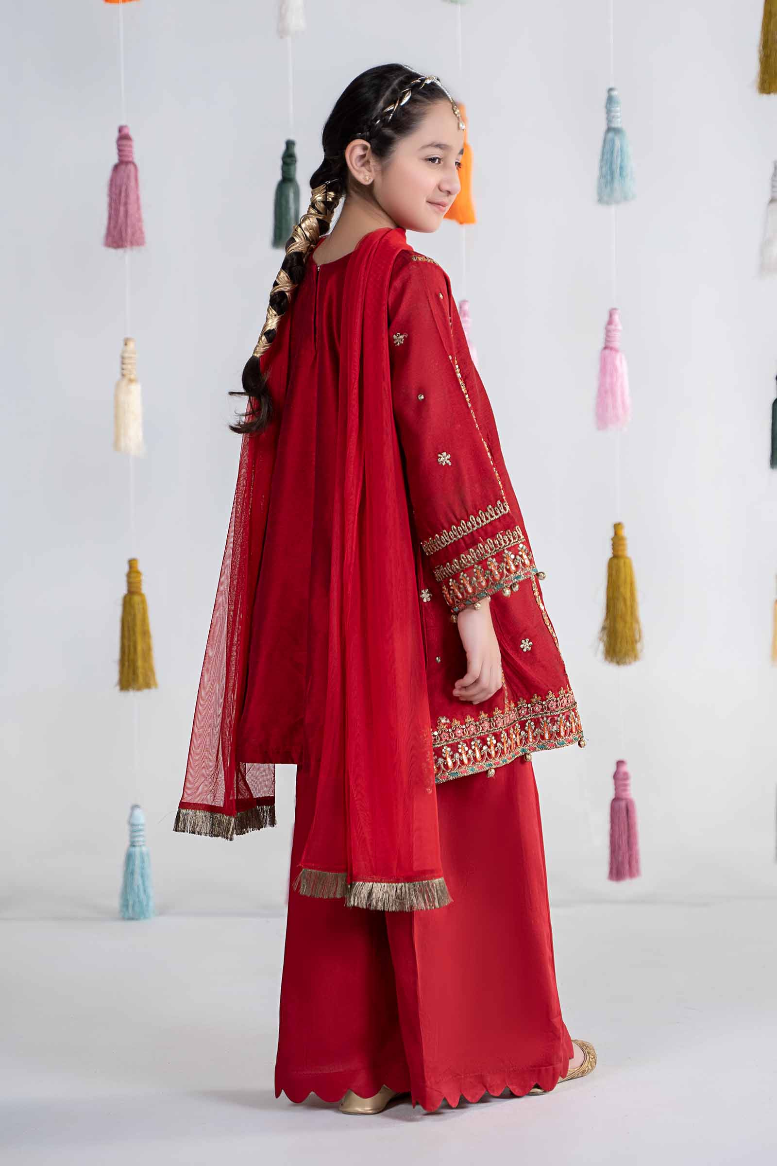 3 Piece Embroidered Yarn Dyed Suit