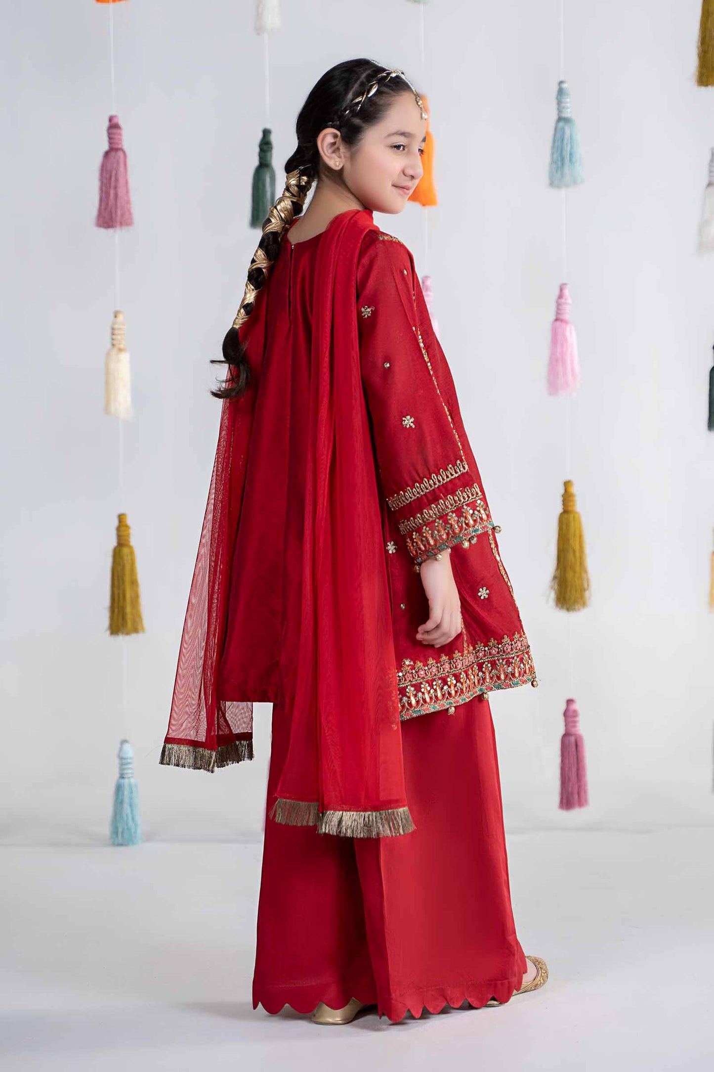 3 Piece Embroidered Yarn Dyed Suit