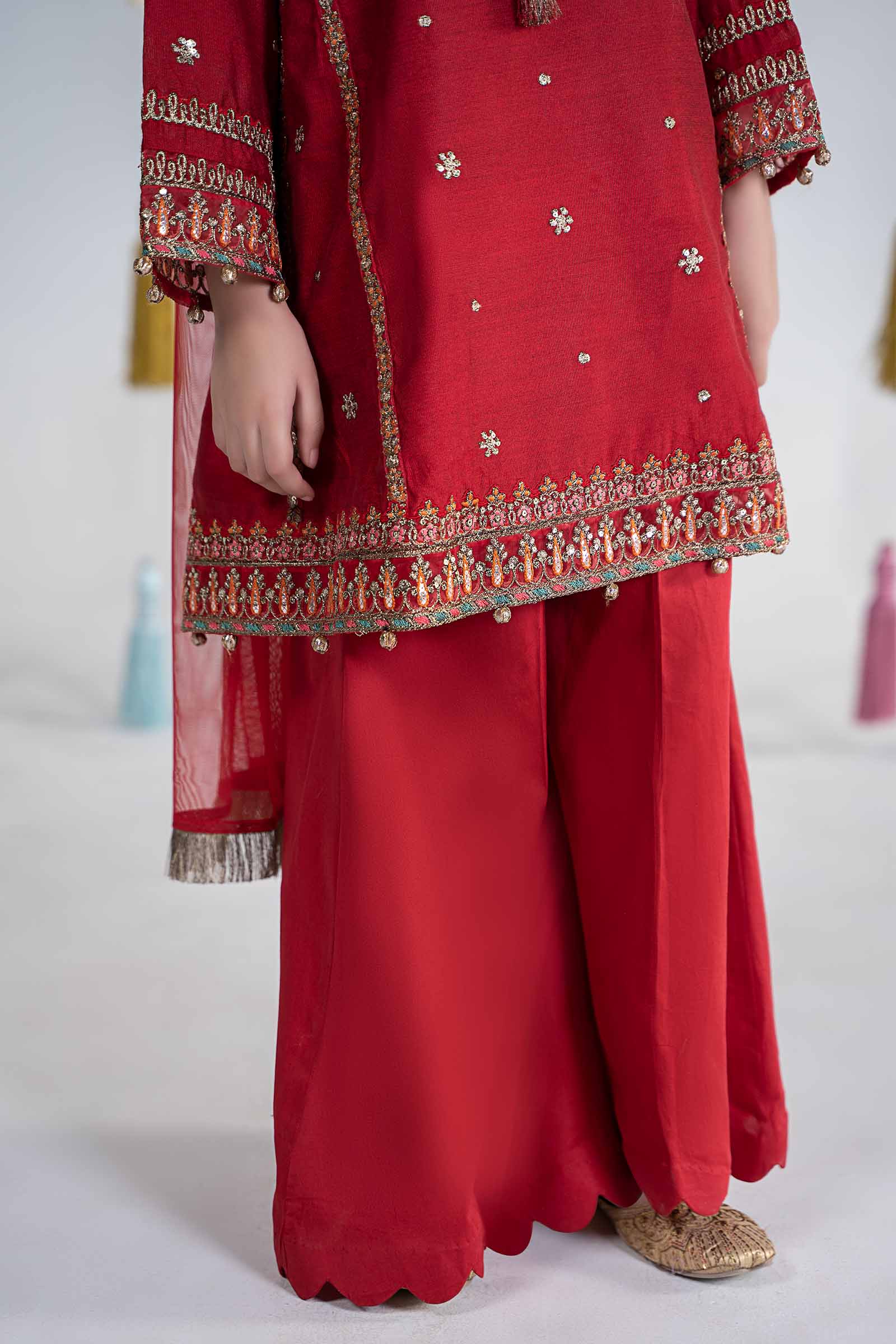 3 Piece Embroidered Yarn Dyed Suit