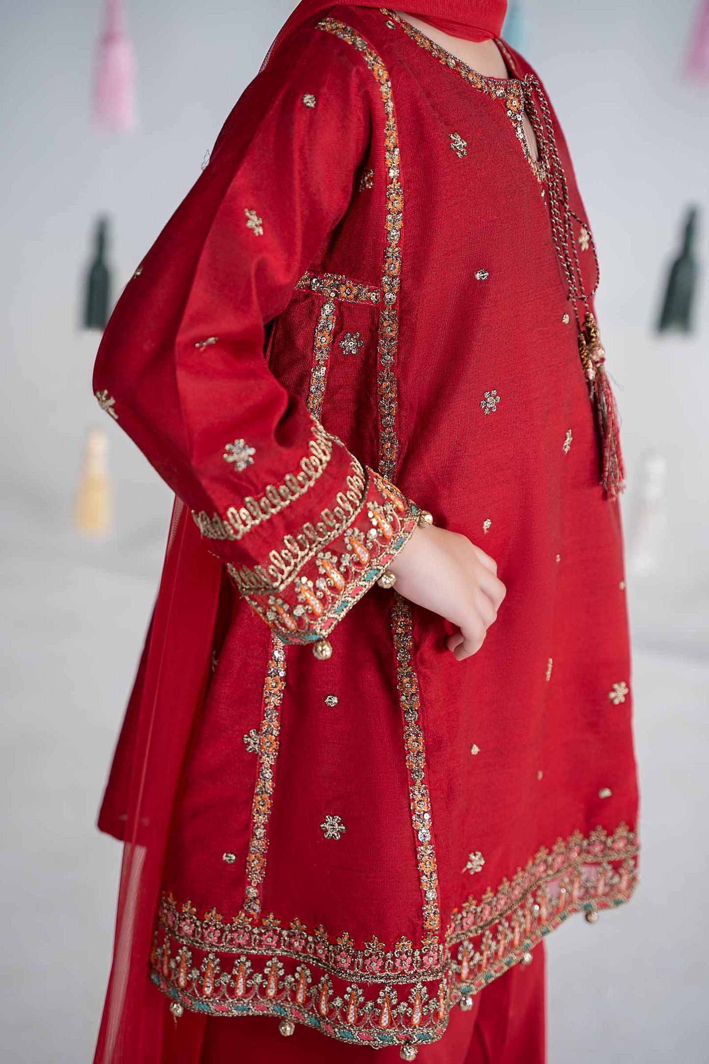 3 Piece Embroidered Yarn Dyed Suit