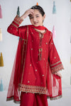3 Piece Embroidered Yarn Dyed Suit