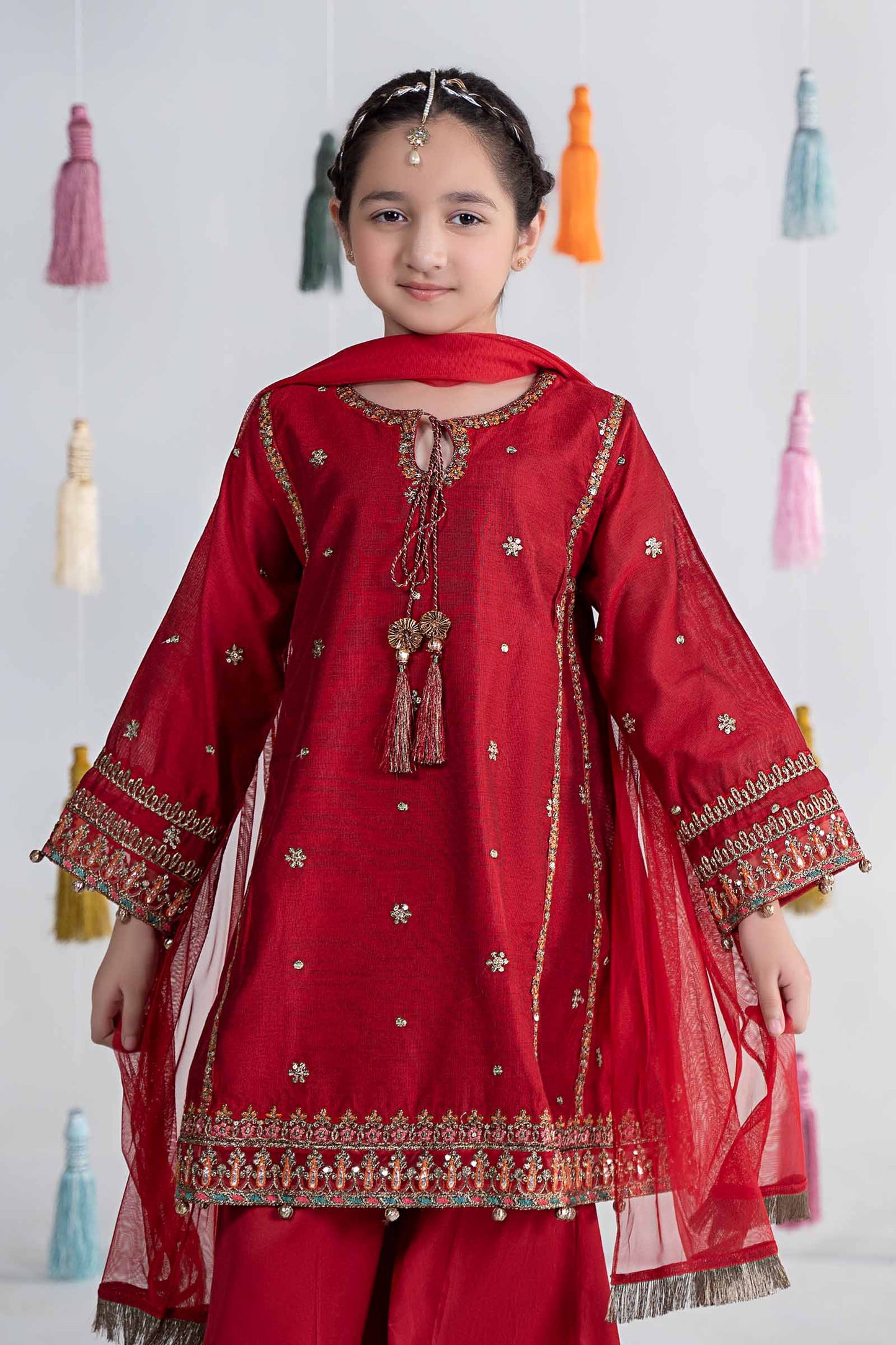 3 Piece Embroidered Yarn Dyed Suit