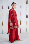 3 Piece Embroidered Yarn Dyed Suit