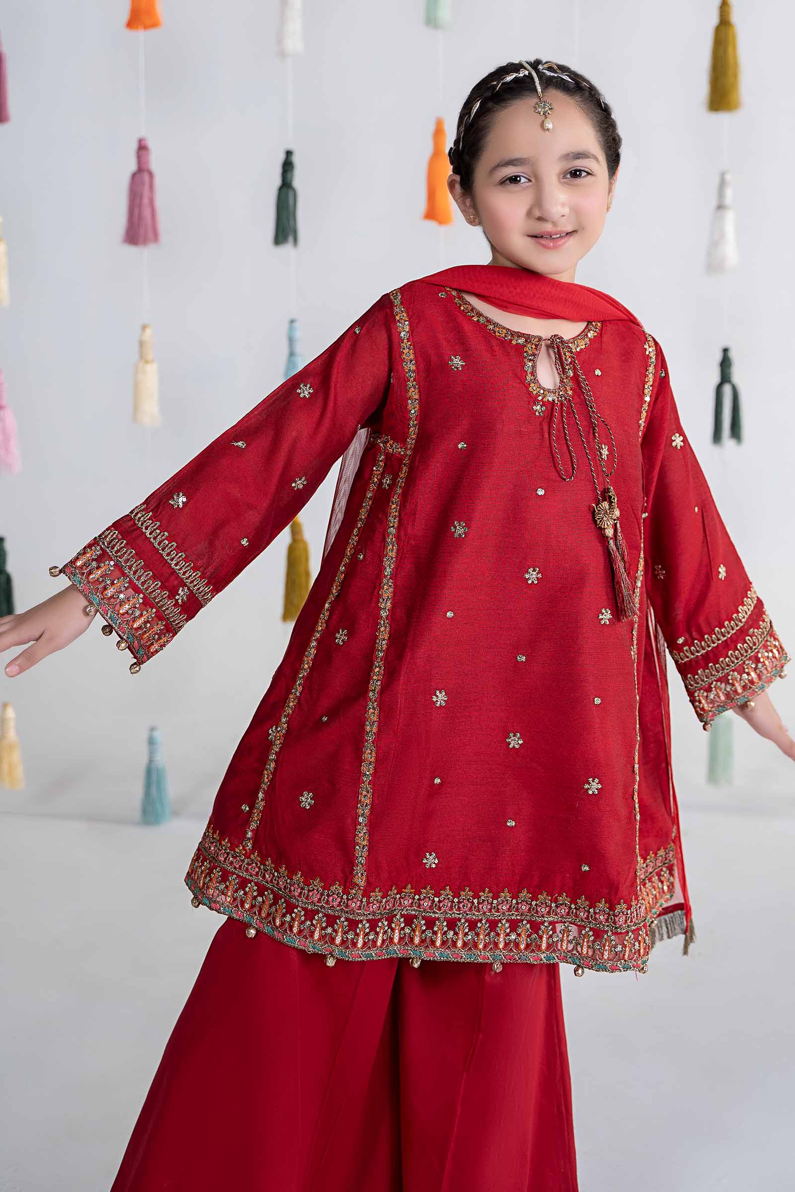 3 Piece Embroidered Yarn Dyed Suit
