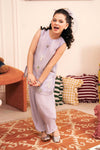2 Piece Embroidered Organza Suit