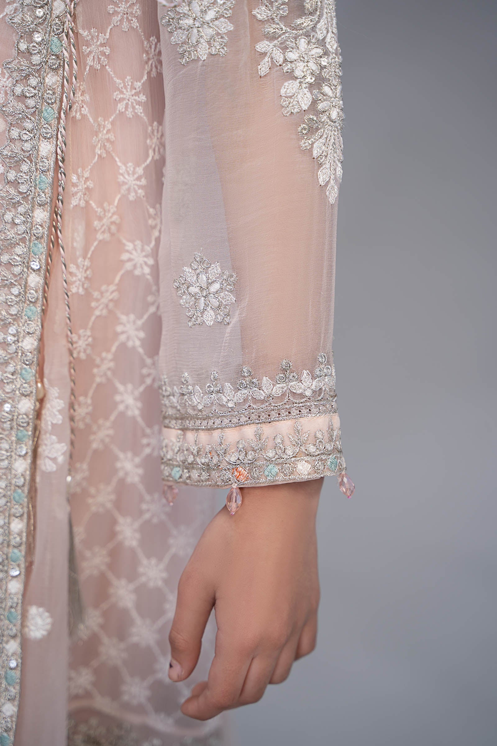 3 Piece Embroidered Suit