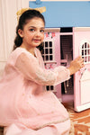 2 Piece Embroidered Organza Suit