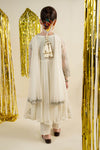 3 Piece Embroidered Net Suit