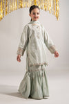 3 Piece Embroidered Staple Lurex Suit