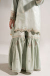 3 Piece Embroidered Staple Lurex Suit