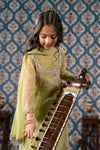 3 Piece Embroidered Net Suit