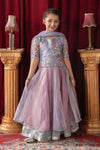 3 Piece Embroidered Tissue Suit